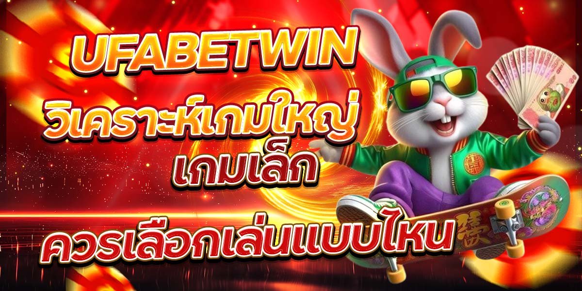 UFABETWIN วิเคราะห์เกมใหญ่ เกมเล็ก ควรเลือกเล่นแบบไหน